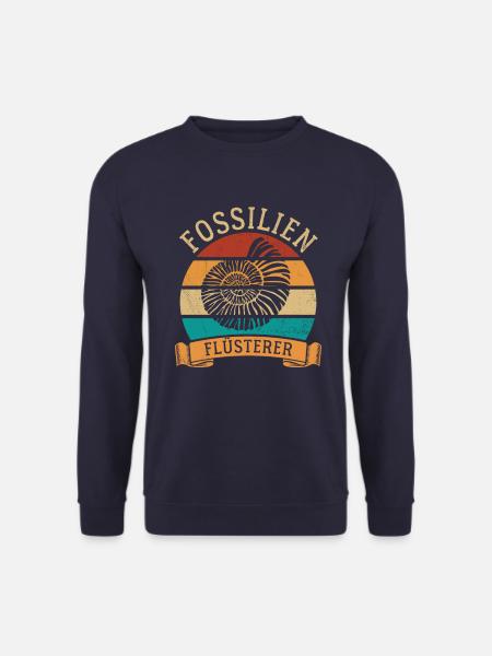 Fossilien Flüsterer - Archologie - Archäologe - Unisex Pullover - Navy