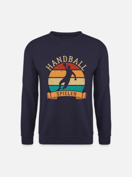 Handball Spieler Handball, Werfen, Training - Unisex Pullover - Navy