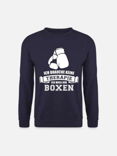 ich brauche keine therapie Boxen3 - Unisex Pullover - Navy