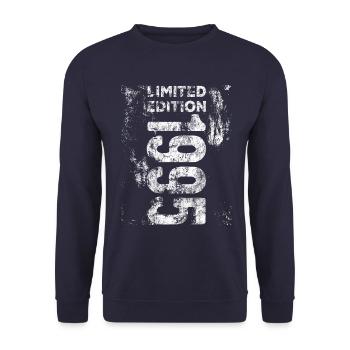 Millésime 1995 Edition Limitée - Anniversaire - Sweat-shirt Unisexe - marine - Devant - Alina (178cm) & Michal (187cm)