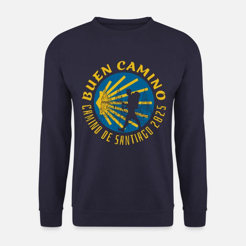 Buen Chemin de Saint-Jacques-de-Compostelle 2025 - Sweat-shirt Unisexe - marine