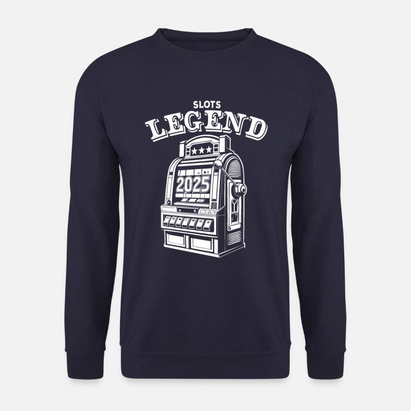 Slots Legend - Slotmachine - 2025 - Jackpot - Unisex Pullover - Navy