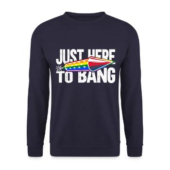 LGBT - Unisex Pullover - Navy - Vorne - Alina (178cm) & Michal (187cm)