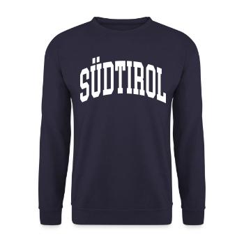 South tyrol - Unisex Sweatshirt - navy - Front - Alina (178cm) & Michal (187cm)