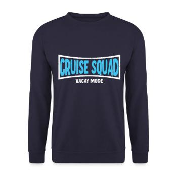 Vacay Squad Familienurlaub - Unisex Pullover - Navy - Vorne - Alina (178cm) & Michal (187cm)