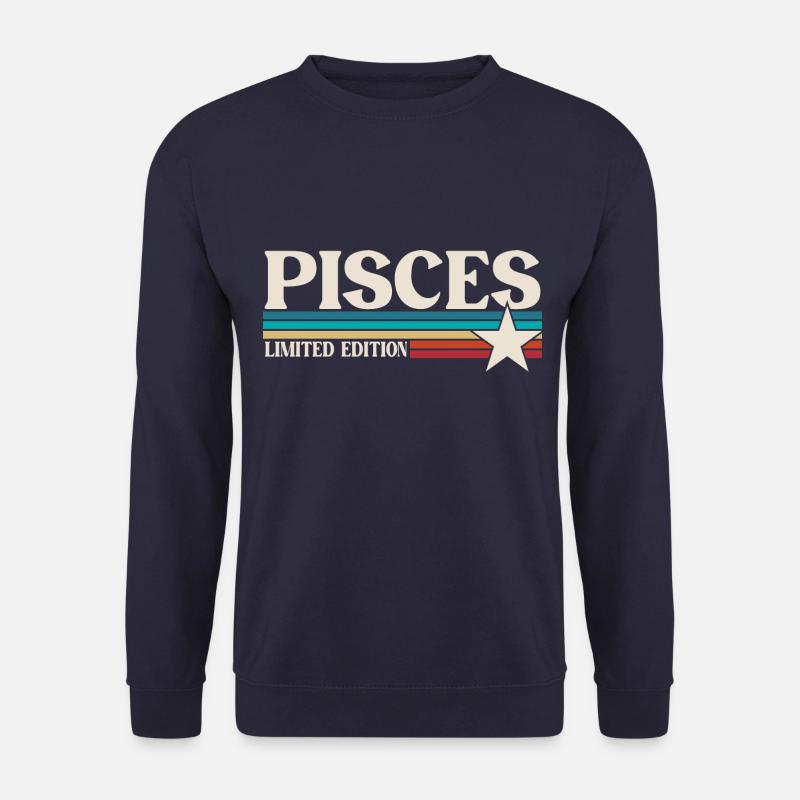 Zodiac sign Pisces - Unisex Sweatshirt - navy