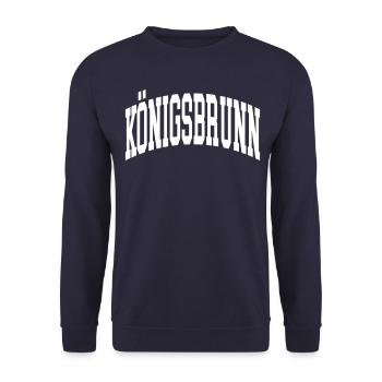Königsbrunn - Unisex Pullover - Navy - Vorne - Alina (178cm) & Michal (187cm)