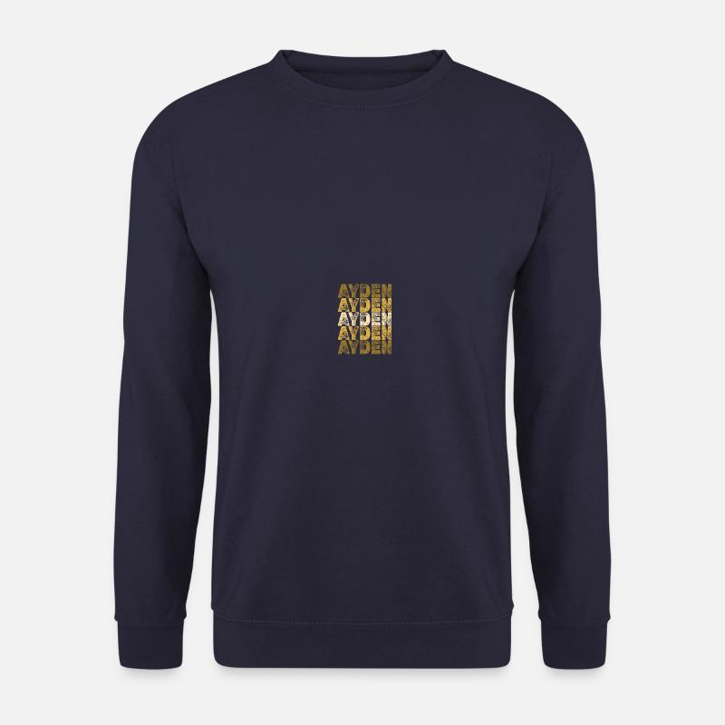 Vorname Geschenk Held Ayden - Unisex Pullover - Navy
