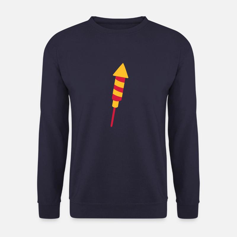 Fireworks rocket - Unisex Sweatshirt - navy