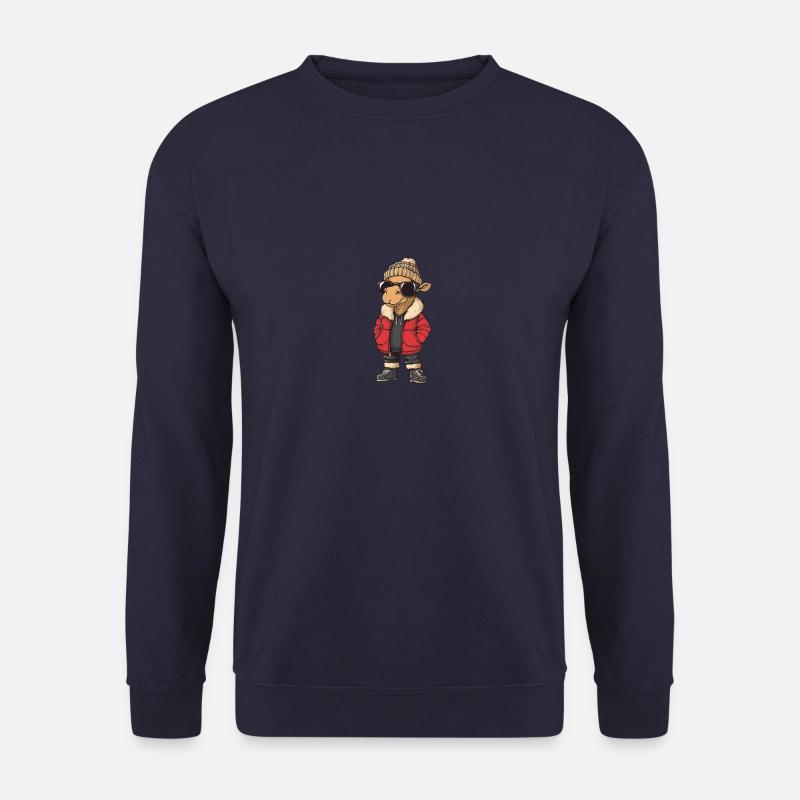 Kamel Winter Comic - Unisex Pullover - Navy