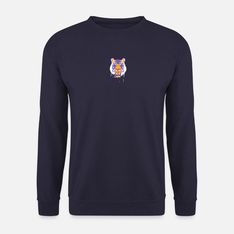 Tiger malen - Unisex Pullover - Navy