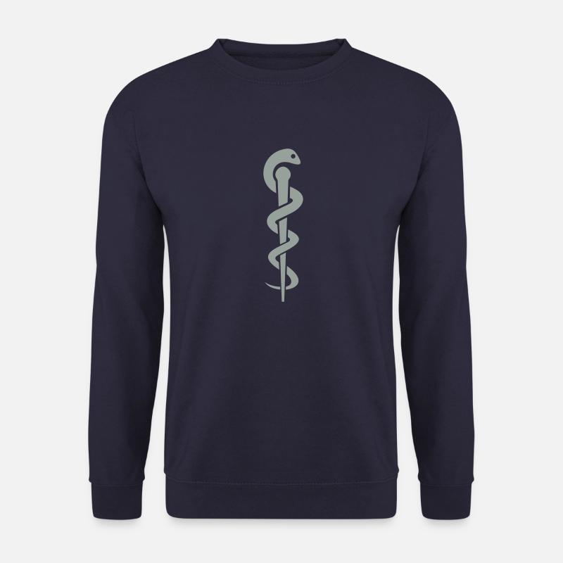 Aesculapstab Schlange - Unisex Pullover - Navy