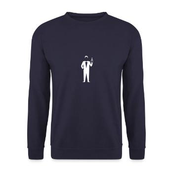 Marié Mariage Enterrement de vie de garçon - Sweat-shirt Unisexe - marine - Devant - Alina (178cm) & Michal (187cm)