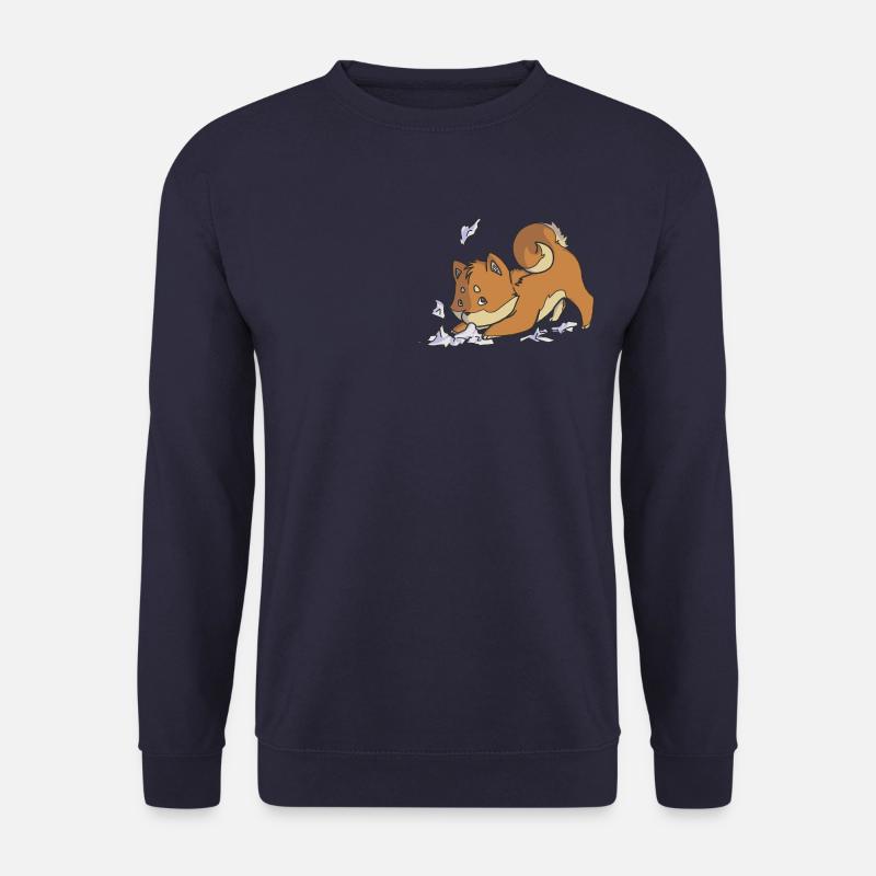 Shiba Welpe 01 rot - Unisex Pullover - Navy