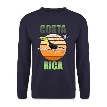 Tucan Costa Rica - Sweat-shirt Unisexe - marine - Devant - Alina (178cm) & Michal (187cm)