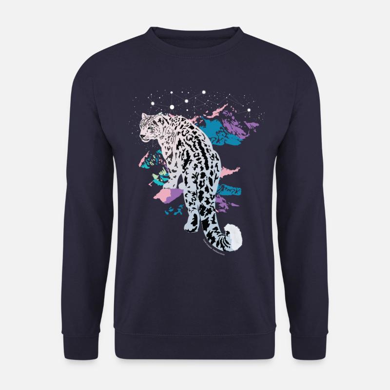 Snow Leopard - Unisex Pullover - Navy