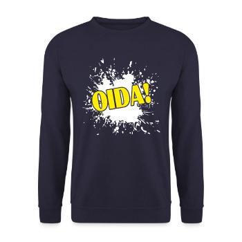 OIDA - Unisex Pullover - Navy - Vorne - Alina (178cm) & Michal (187cm)