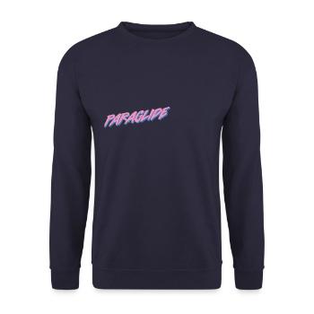 Paragliding Paraglide - Unisex Pullover - Navy - Vorne - Alina (178cm) & Michal (187cm)