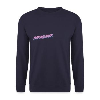 Paragliding Paraglider - Unisex Pullover - Navy - Vorne - Alina (178cm) & Michal (187cm)