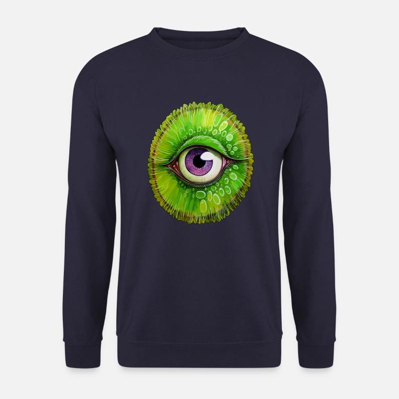 Vibrant kiwi joy - Unisex Sweatshirt - navy