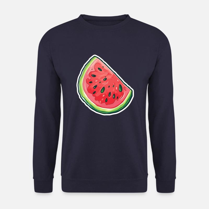 Tranche de pastèque - délices juteux - Sweat-shirt Unisexe - marine