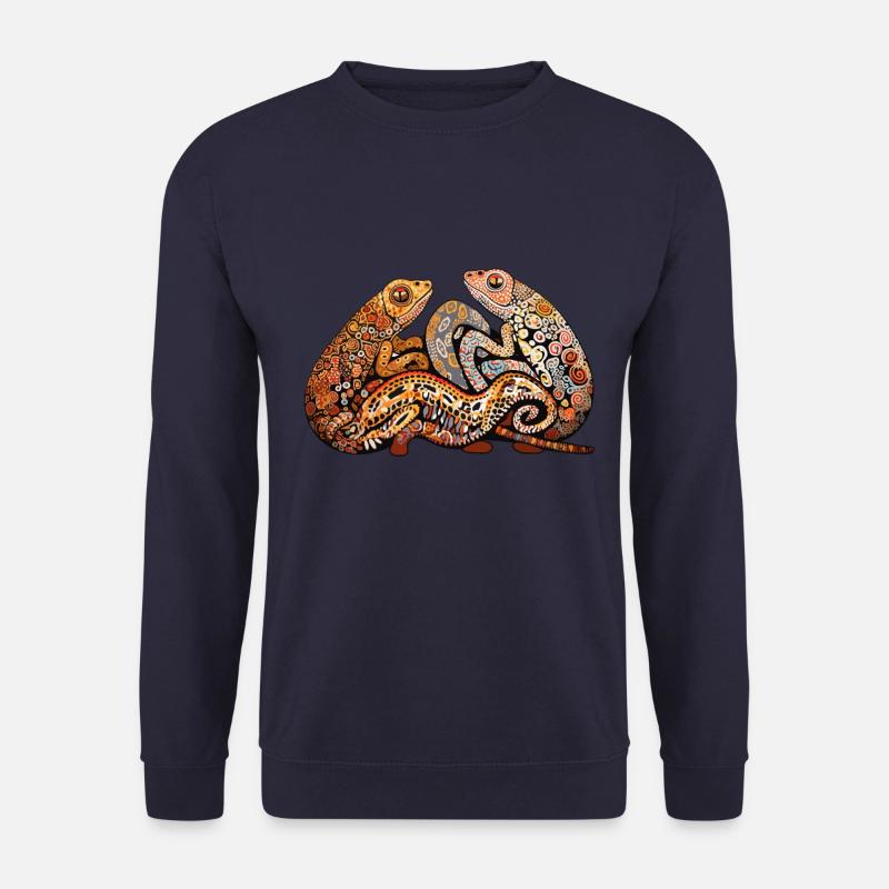 Leopard Gecko - Luminous Symphony - Unisex Sweatshirt - navy
