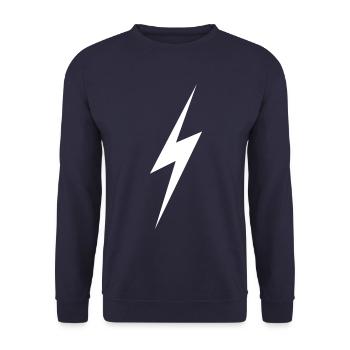 Blitz - Unisex Pullover - Navy - Vorne - Alina (178cm) & Michal (187cm)
