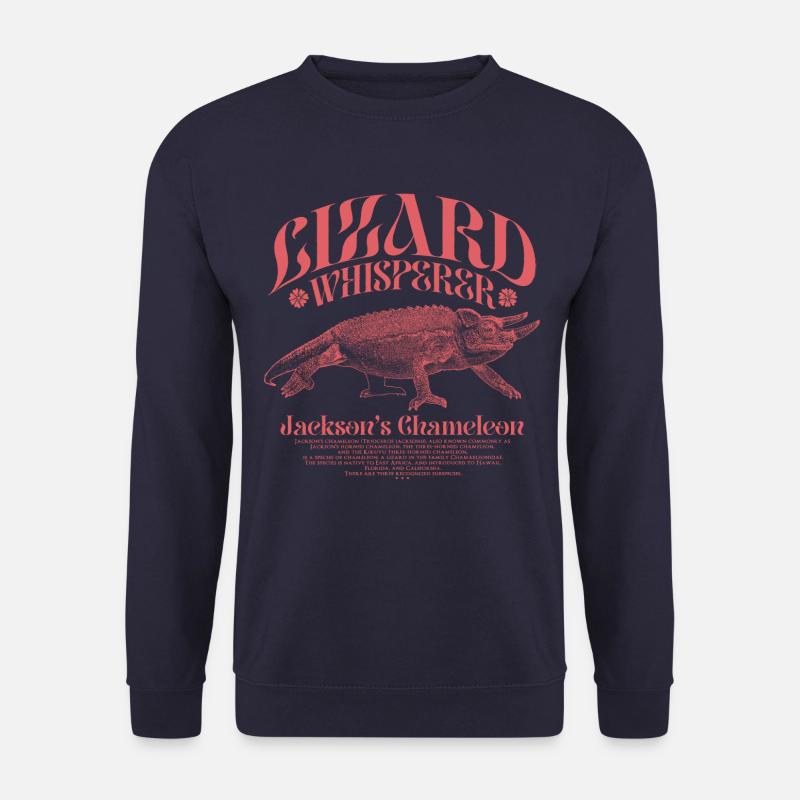 Jackson's Chameleon Lizard Whisperer - Unisex Sweatshirt - navy