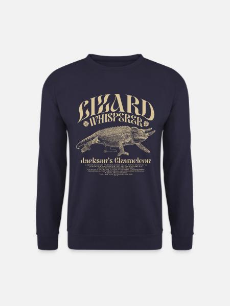 Jackson's Chameleon Lizard Whisperer - Unisex Sweatshirt - navy