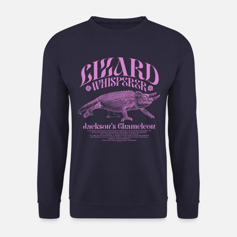 Jackson's Chameleon Lizard Whisperer - Unisex Sweatshirt - navy