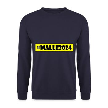 Malle 2024 - Sweat-shirt Unisexe - marine - Devant - Alina (178cm) & Michal (187cm)