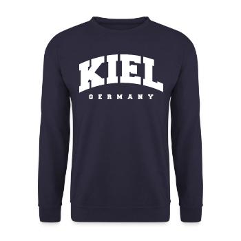 Kiel - Unisex Pullover - Navy - Vorne - Alina (178cm) & Michal (187cm)