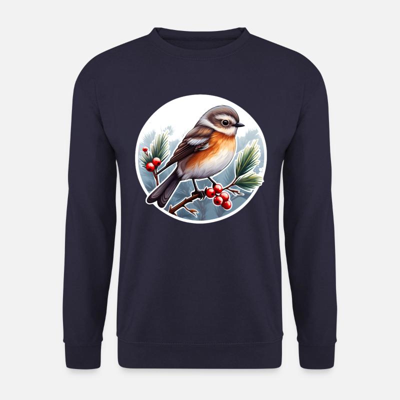 Wintervogel - Unisex Pullover - Navy