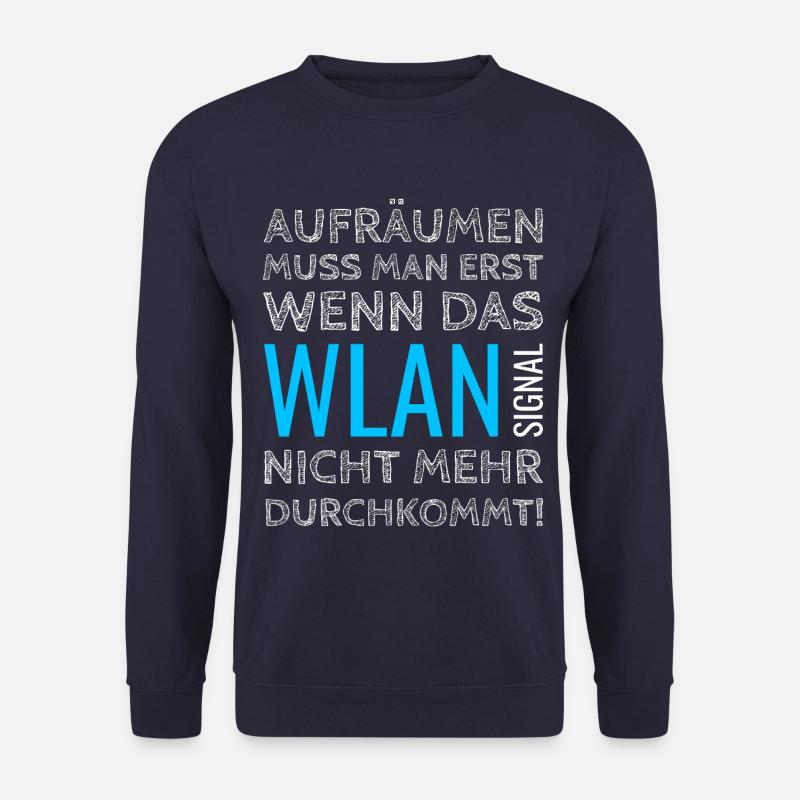 WLAN Aufräumen Teenager - Unisex Pullover - Navy