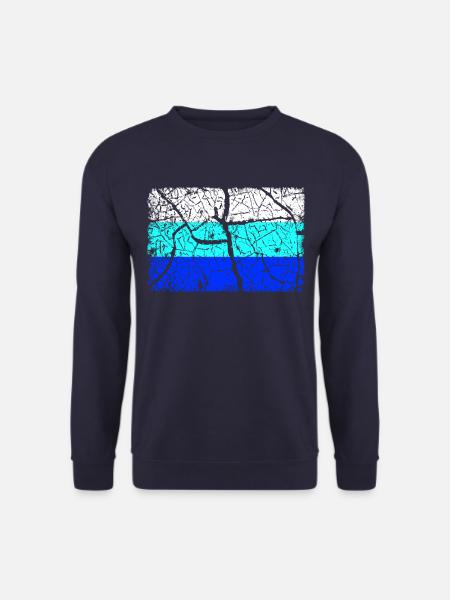 Deutschland Flagge INVERTIERT - Unisex Pullover - Navy