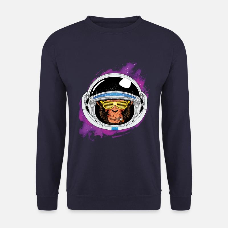 Singe de l'espace - Sweat-shirt Unisexe - marine