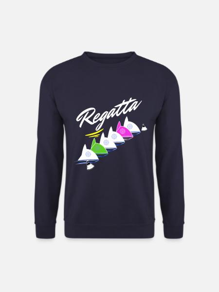 Regatta Captain Segelboot Yacht für Segler Skipper - Unisex Pullover - Navy
