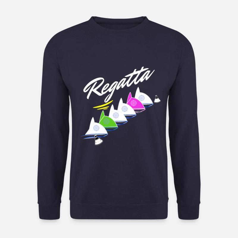 Regatta Captain Segelboot Yacht für Segler Skipper - Unisex Pullover - Navy