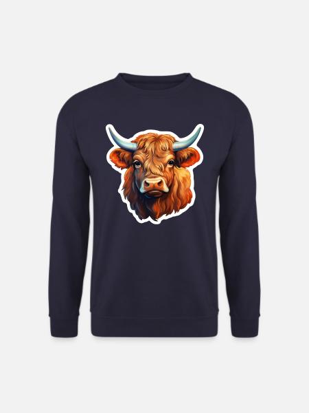 Hochlandrind - Unisex Pullover - Navy