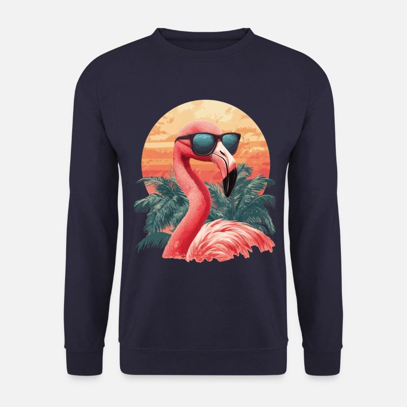 Flamingo - Unisex Pullover - Navy