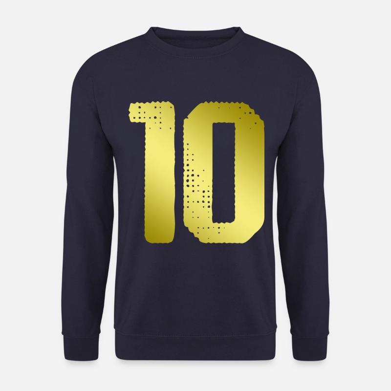 10 Number jersey - Unisex Sweatshirt - navy
