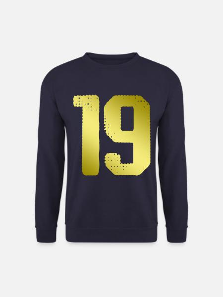 Maillot 19 Numéro - Sweat-shirt Unisexe - marine