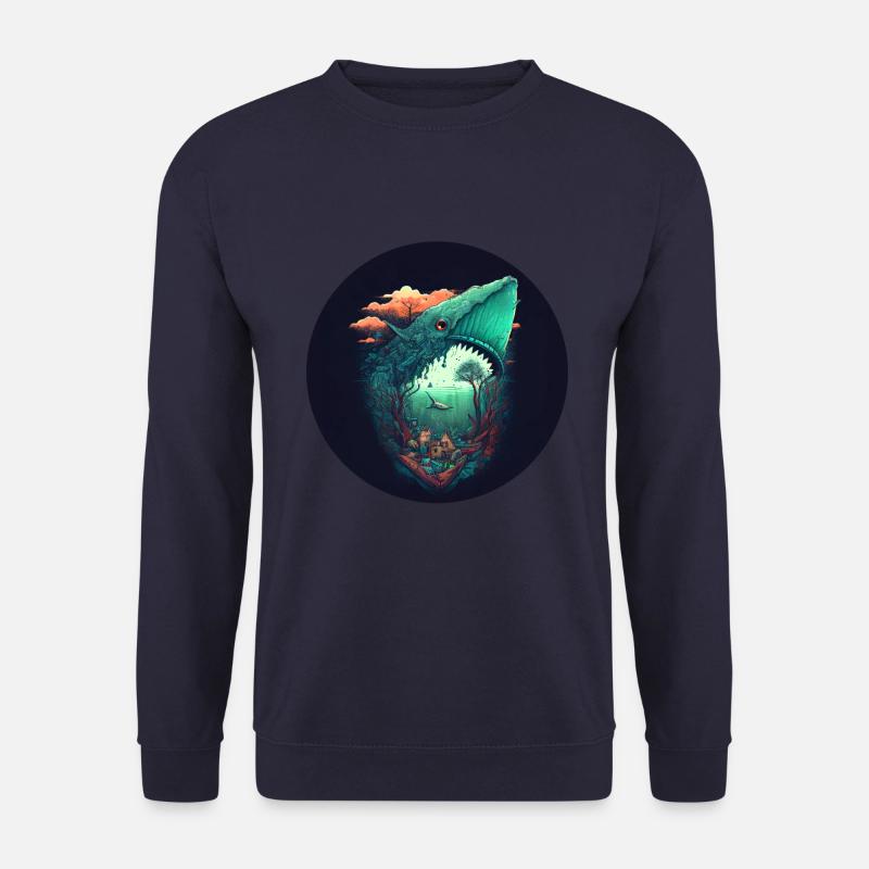 Shark - Unisex Sweatshirt - navy