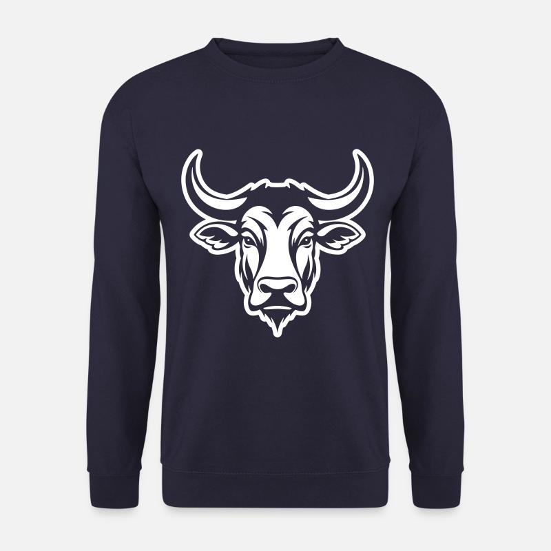 Bulle Kopf Taurus - Unisex Pullover - Navy