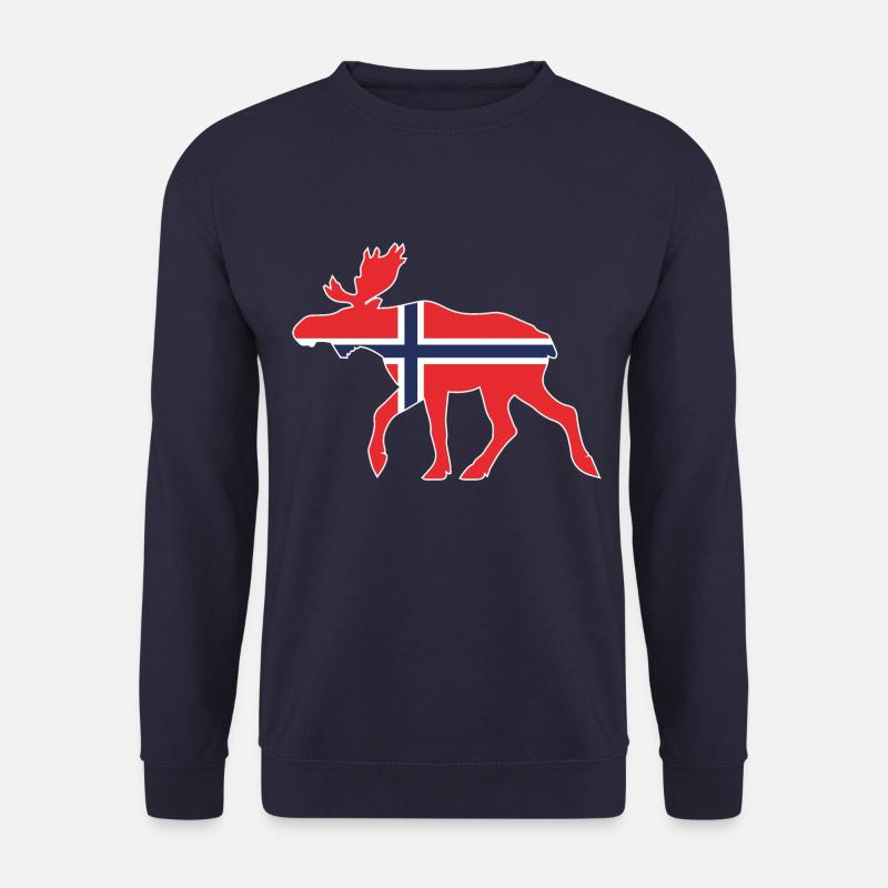 Norway Moose - Unisex Sweatshirt - navy