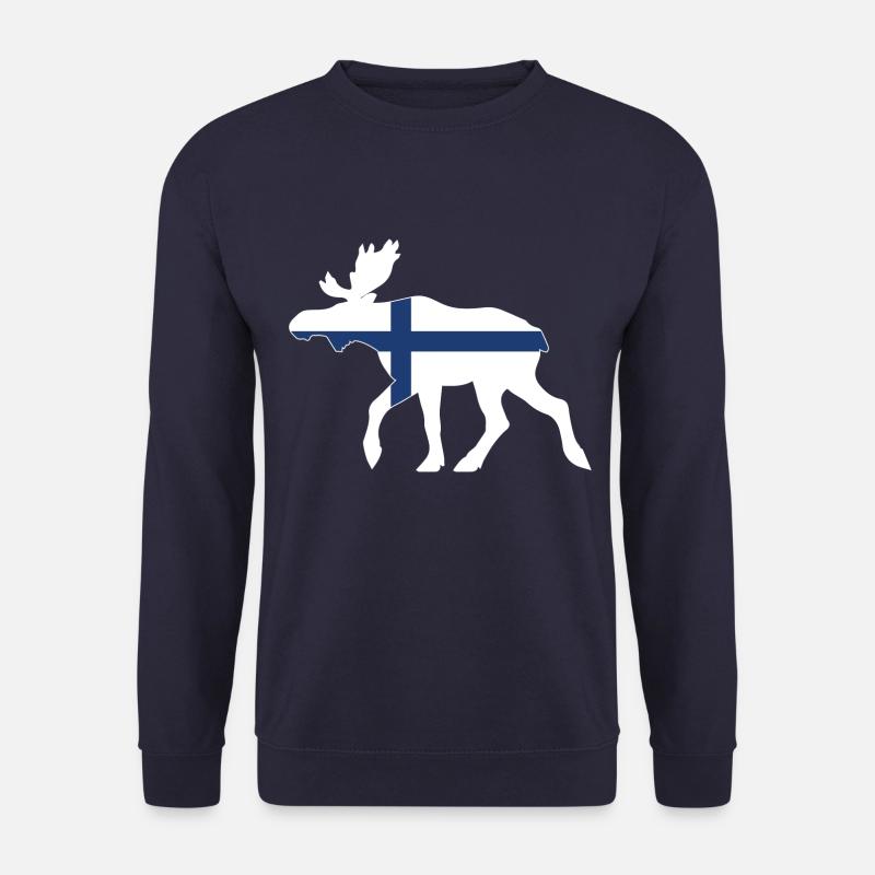 Finland Moose - Unisex Sweatshirt - navy