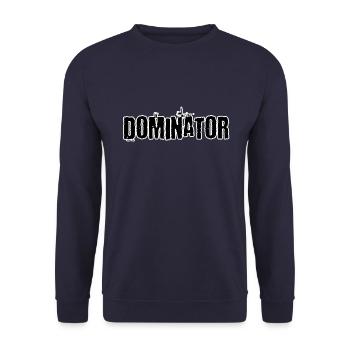 Dominator - Unisex Sweatshirt - navy - Front - Alina (178cm) & Michal (187cm)