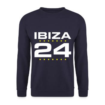 Ibiza 24 - Sweat-shirt Unisexe - marine - Devant - Alina (178cm) & Michal (187cm)