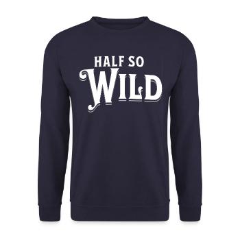 Half so wild - halb so wild - Unisex Pullover - Navy - Vorne - Alina (178cm) & Michal (187cm)