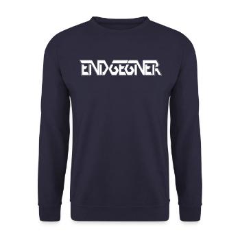 ENDGEGNER - an Dir kommt keiner vorbei - Unisex Pullover - Navy - Vorne - Alina (178cm) & Michal (187cm)